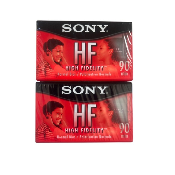 Sony Other - Sony HF Audio Cassette 90 Minute Tapes Sealed Blank Normal Position IECI Type I